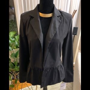 Bar III Black Ruffle Peplum Blazer 🔥🔥